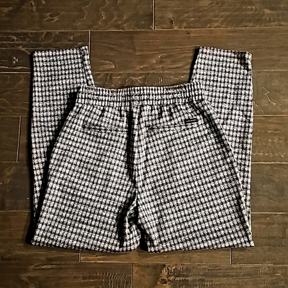 New Sanctuary Easy Going Drawstring Pant In  Brooklyn Check sz small - Picture 4 of 8